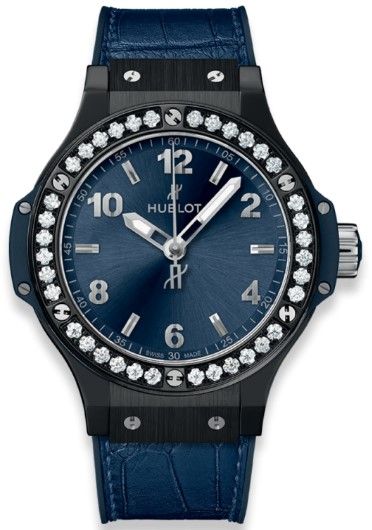 Часы Hublot Ceramic Blue Diamonds