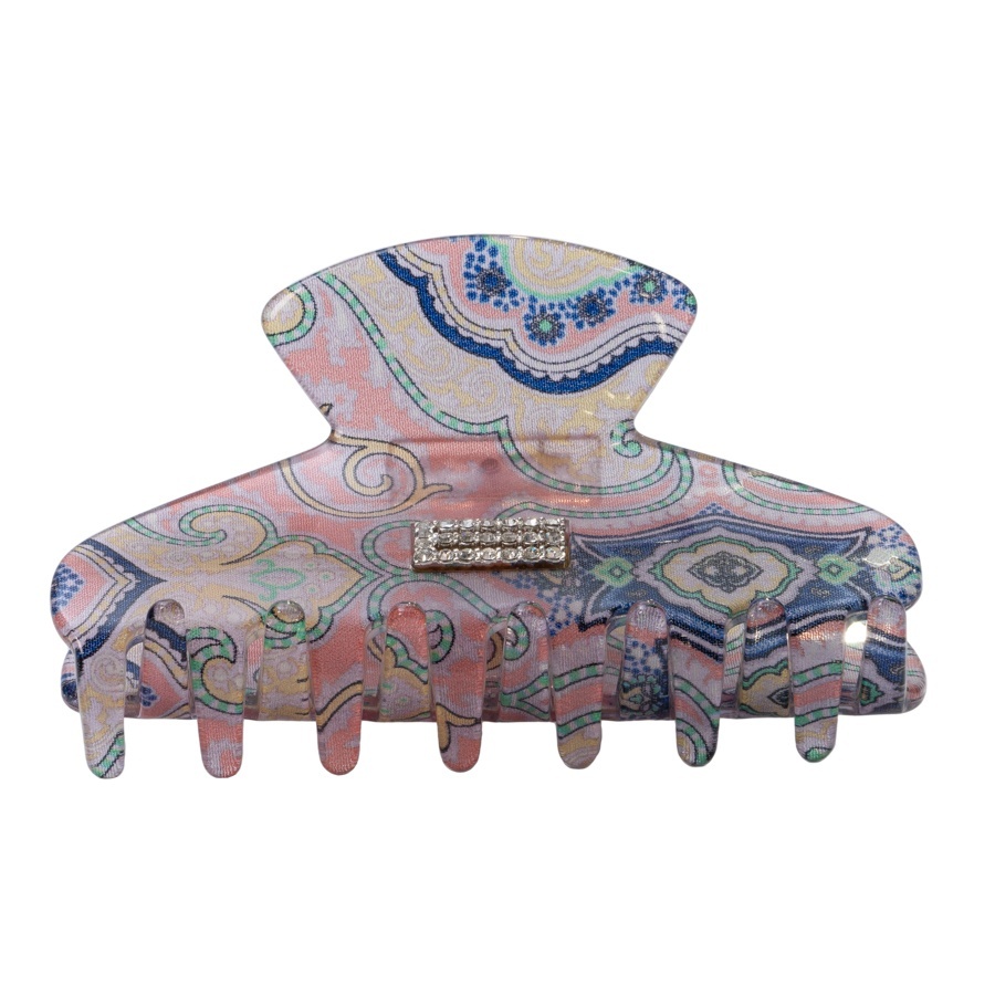 Заколка-краб с логотипом ETRO