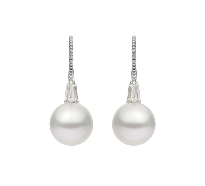 Серьги Mikimoto Classic