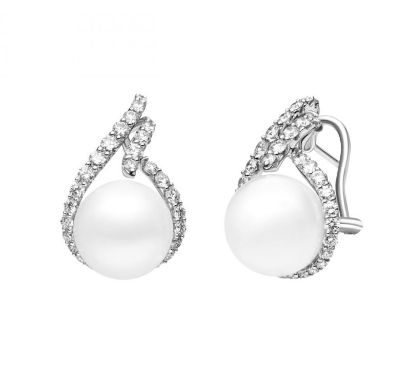 Серьги Mikimoto Classic