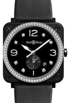 Часы Bell&Ross Black Ceramic Diamonds