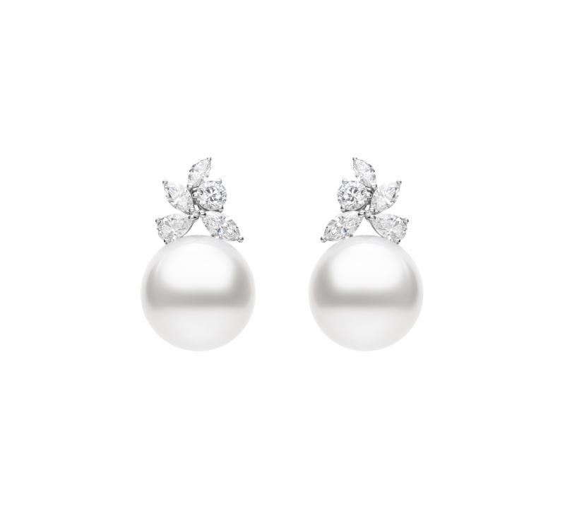 Серьги Mikimoto Classic
