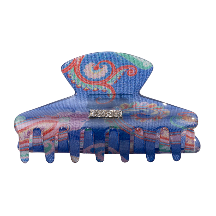 Заколка-краб с логотипом Etro