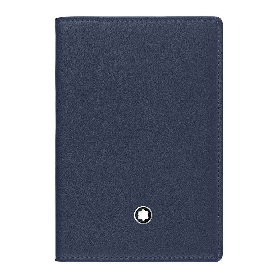 Визитница с клапаном син. Montblanc