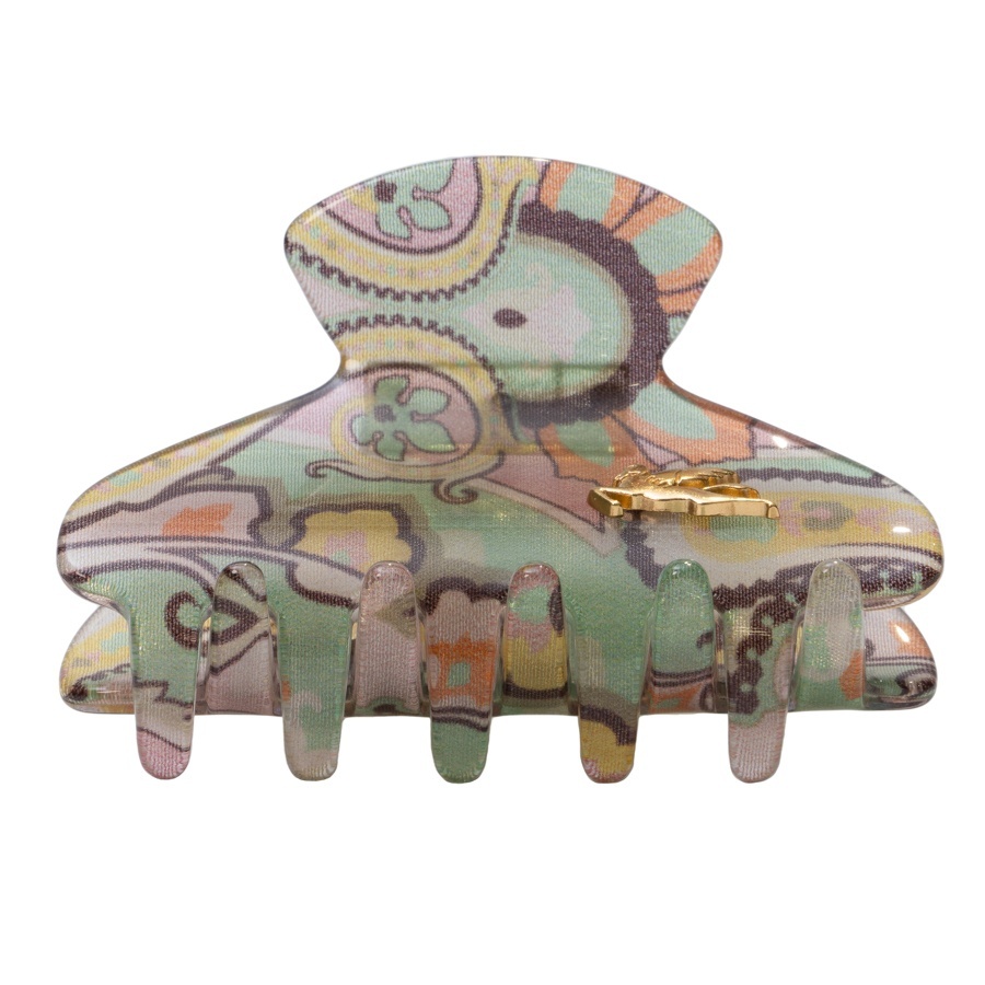 Заколка-краб средний с пегасом ETRO