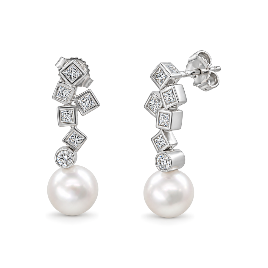 Серьги Mikimoto коллекция 2022-2026