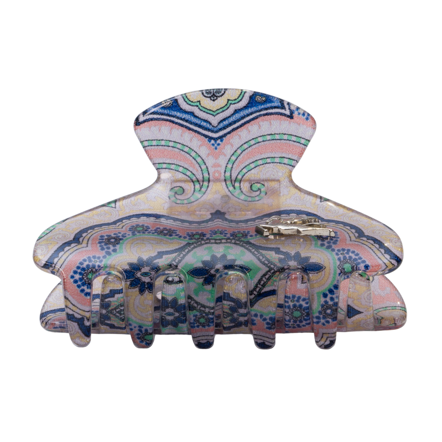 Заколка-краб средний с пегасом ETRO