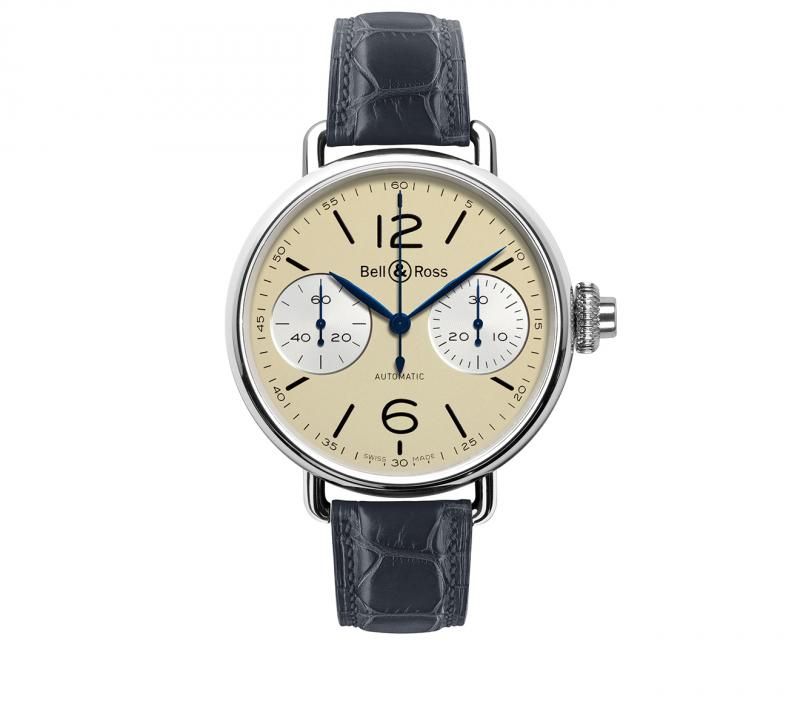 Часы Bell&Ross WW1 Chronographe Monopoussoir Ivory