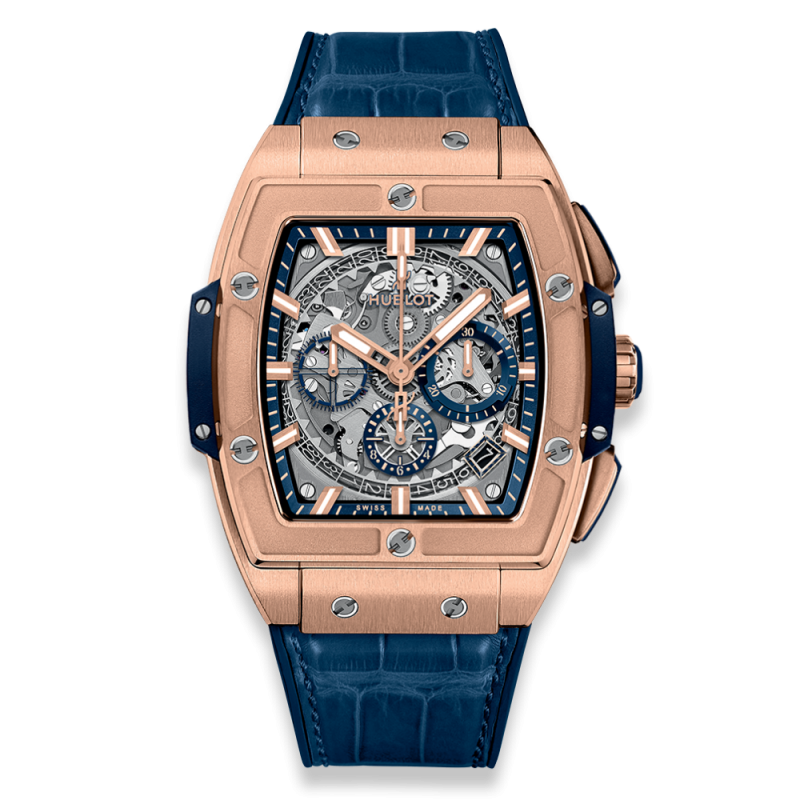 Часы Hublot Spirit of Big Bang King Gold Blue