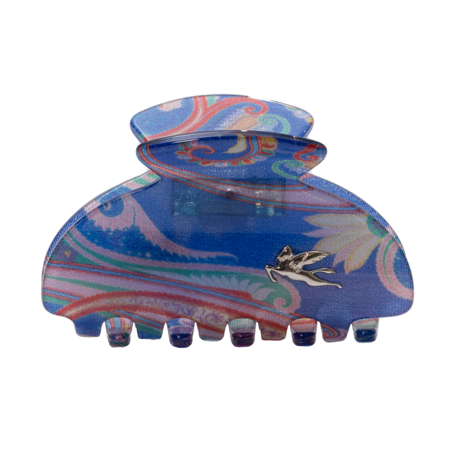 Заколка-краб средний с пегасом Etro