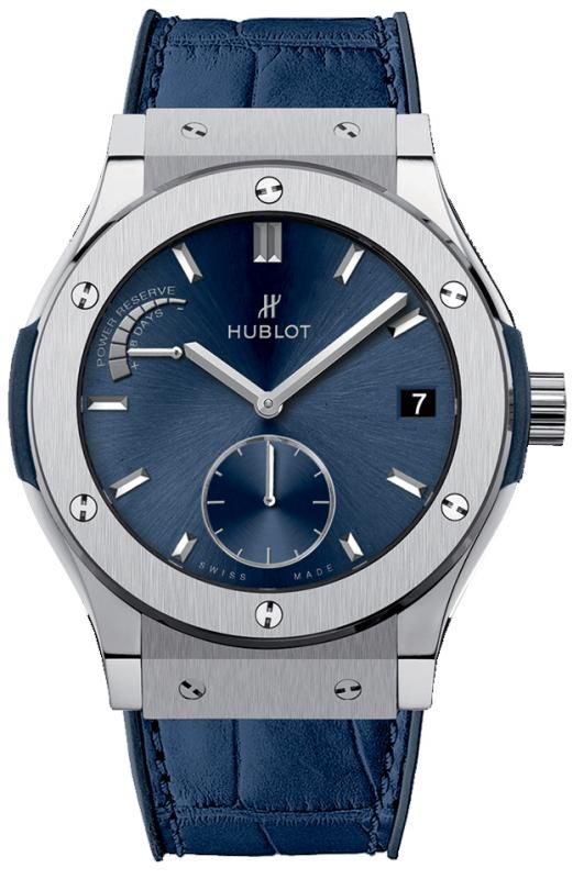 Часы Hublot Power Reserve Titanium Blue