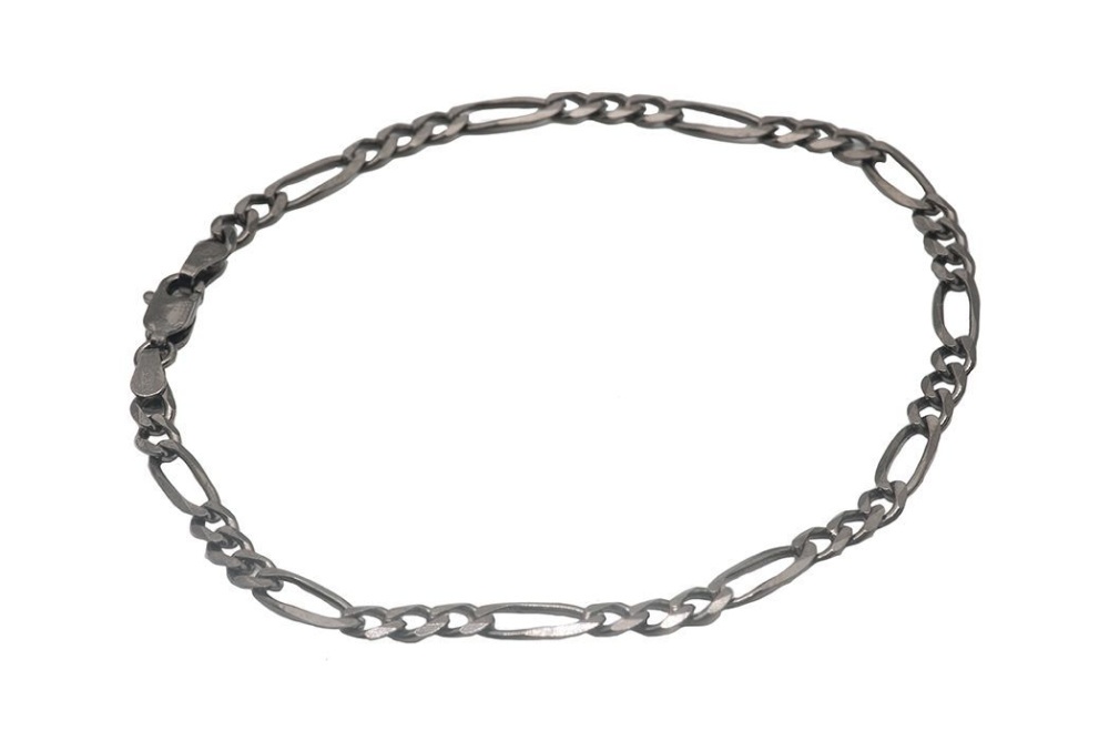 Браслет black silver