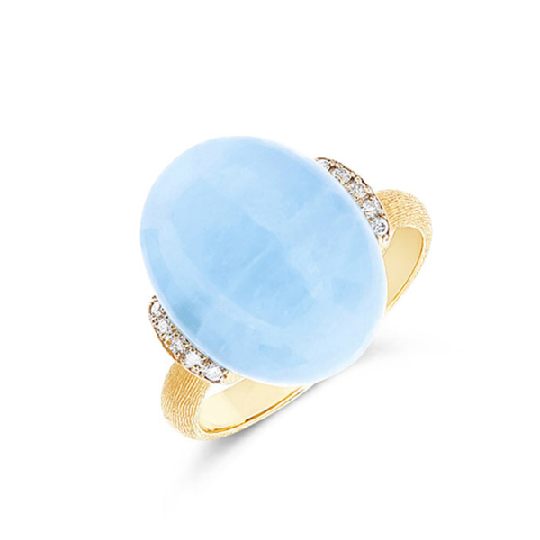 Кольцо Nanis Dancing in the rain Aquamarine